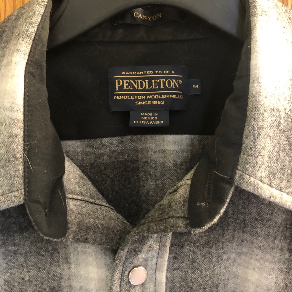 Pendleton Wool Pearl Snap (Medium) - image 4